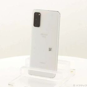 【中古】SAMSUNG(サムスン) Galaxy S20 5G 128GB クラウドホワイト SC-51A docomoロック解除SIMフリー 【348-ud】
