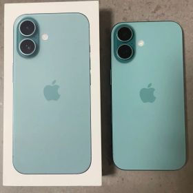 Apple iPhone16 本体 箱付き 128GB ティール