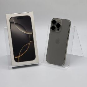 【中古A】iPhone 16 Pro 256GB ナチュラルチタニウム バッテリー【90%】 【ネットワーク利用制限△】