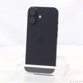 ソフマップ 〔中古品〕 iPhone16 256GB ブラック MYDW3J／A SIMフリー【295】
