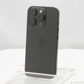 ソフマップ 〔中古品〕 iPhone16 Pro 128GB ブラックチタニウム MYMV3J／A SIMフリー【276】