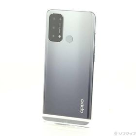 〔中古〕OPPO(オッポ) OPPO Reno5 A 128GB シルバーブラック A101OP Y!mobile SIMフリー〔262-ud〕