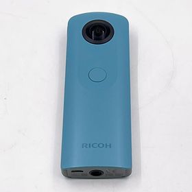 リコー(RICOH)の【全額返金保証】【最速発送】RICOH THETA SC [ブルー] 美品 動作確認済(ビデオカメラ)