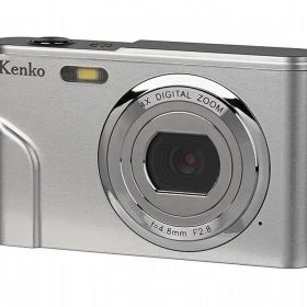 デジタルカメラ WEBカメラにもなるお散歩デジタルカメラ デジカメ ケンコー KC-03TY シルバー【新品】