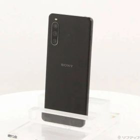ソフマップ 〔中古品〕 Xperia 10 IV 128GB ブラック A202SO Softbank SIMフリー【348】