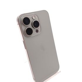 アップル(Apple)の【全額返金保証】【最速発送】Apple iPhone iPhone 15 Pro 256GB ナチュラルチタニウム SIMフリー 動作確認済(スマートフォン本体)
