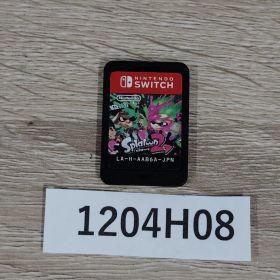 【1204H08】 スプラトゥーン2 任天堂 Switch 中古 ソフト ケースなし