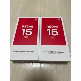 シャオミ(Xiaomi)のRedmi REDMI 15 5G 128GB チタングレー(スマートフォン本体)