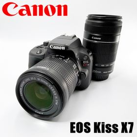 キヤノン(Canon)のキヤノン CANON EOS Kiss X7 ダブルズームキット 一眼レフ カメラ 中古(デジタル一眼)