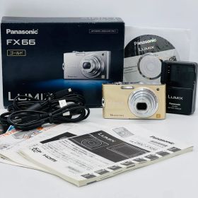 【美品】パナソニック LUMIX DMC-FX66 リュックスゴールド箱付き