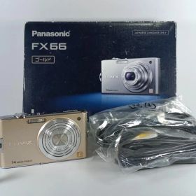 Panasonic LUMIX DMC-FX66 ゴールド デジカメ 動作品
