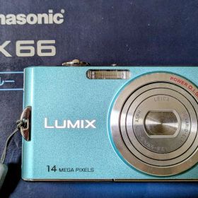 付属品完備 美品 Panasonic LUMIX DMC-FX66 ブルー