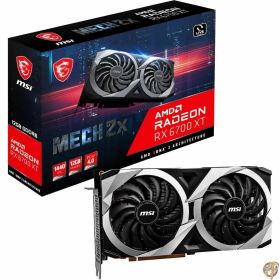 【最大1000円クーポン!4日&5日】MSI Radeon RX 6700 XT MECH 2X 12G グラフィックスボード VD7611