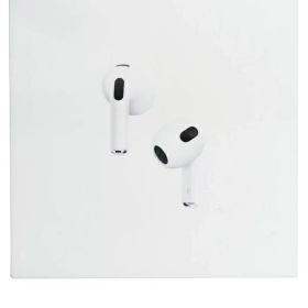 【Apple】【未使用品】アップル『AirPods 第3世代』MME73J/A 完全ワイヤレスイヤホン 1週間保証【中古】
