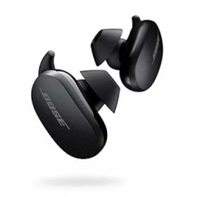 【中古】［非常に良い］Bose QuietComfort Earbuds ワイヤレスイヤホン Bluetooth ノイズキャンセリング マイク付 最長6時間+12時間 再生 タッチ操作 防滴 トリプルブラ