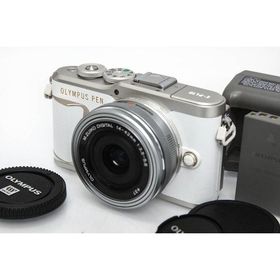 【全額返金保証】美品｜オリンパス OLYMPUS PEN E-PL10 14-42mm EZレンズキット [ホワイト] CA01-R3963-3V1B