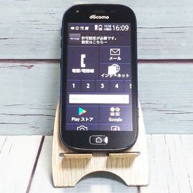 docomo F-03K black らくらくスマートフォン me 043