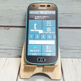 docomo 富士通 F-03K らくらくスマートフォン me blue ブルー 427