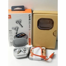ジェイビーエル(JBL)の【美品】JBL LIVE BEAM 3 ワイヤレスイヤホン(ヘッドフォン/イヤフォン)