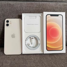 アップル(Apple)のiPhone12 128GB ホワイト SIMフリー 箱あり バッテリー79%(スマートフォン本体)