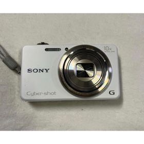 ソニー(SONY)の美品 ソニー SONY Cyber-shot ホワイト DSC-WX300 (コンパクトデジタルカメラ)