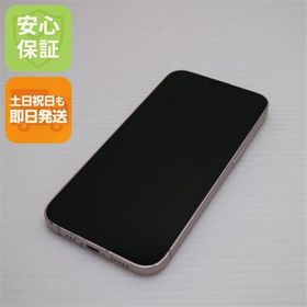 安心保証 良品中古 SIMフリー iPhone13 128GB ピンク 白ロム