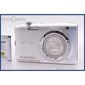 ★極上美品★ ニコン Nikon COOLPIX A100 5x バッテリー付属 ★完動★同梱可 #mj6197(コンパクトデジタルカメラ)