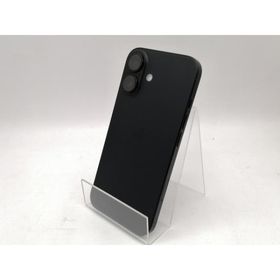 【中古】Apple au 【SIMフリー】 iPhone 16 256GB ブラック MYDW3J/A【札幌南2条】保証期間１ヶ月【ランクB】
