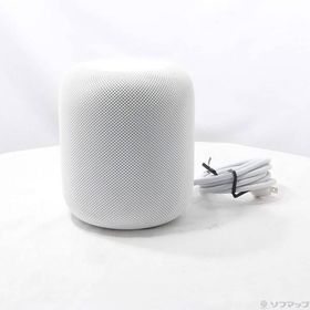 〔中古〕Apple(アップル) HomePod 第1世代 MQHV2J／A ホワイト〔262-ud〕