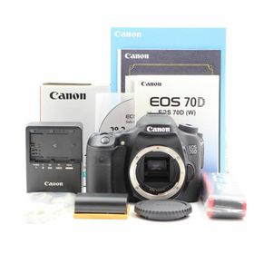キヤノン(Canon)の■シャッター数9056枚！新品同様■ CANON EOS70D デジタル一眼レフ(デジタル一眼)