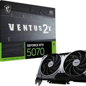 【新品】【即納】 【代引き不可】 MSI GeForce RTX 5070 12G VENTUS 2X OC グラフィックスボード VD9071 パソコン 周辺機器