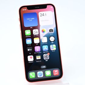 docomo SIMフリー iPhone12 mini 64GB レッド