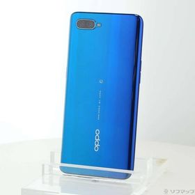 〔中古〕OPPO(オッポ) Reno A 64GB ブルー CPH1983BL SIMフリー〔377-ud〕