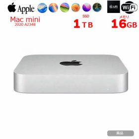 Apple Mac mini MGNT3J/A A2348 M1 2020 小型デスク 選べるOS [Apple M1 8コア メモリ16GB SSD1TB