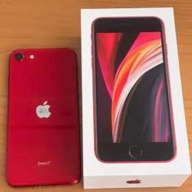 iPhoneSE第2世代 64GB レッド 新品イヤホン、電源アダプタ、箱付
