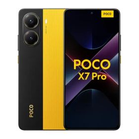 Xiaomi POCO X7 Pro 8GB+256GB Simフリー スマートフォン 90Wハイパーチャージ 120Hz 有機ELディスプレイ IP68防塵・防水 docomo/au/SoftBank/Rakuten Mobile 回線対応 イエローs