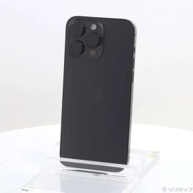ソフマップ 〔中古品〕 iPhone15 Pro Max 512GB ブラックチタニウム MU6U3J／A SIMフリー【258】