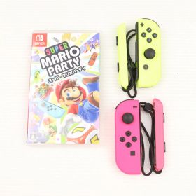【中古】[お得品]【表紙説明書なし】[Switch] (再販) スーパー マリオパーティ 4人で遊べる Joy-Conセット 任天堂(20201120)