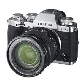 【中古】 富士フイルム(FUJIFILM) ミラーレス一眼カメラ X-T3 XF16-80mmレンズキット シルバー X-T3LK-1680-S