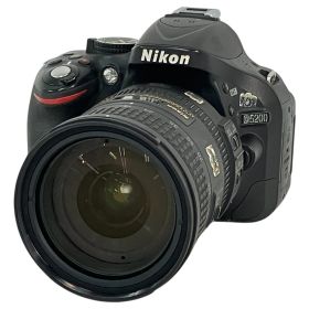 Nikon D5200 AF-S DX NIKKOR 18-200mm F3.5-5.6 G II ED デジタル一眼レフカメラ レンズセット ジャンク N10833306