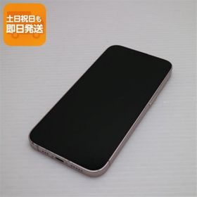 良品中古 SIMフリー iPhone13 128GB ピンク 白ロム 本体 即日発送 土日祝発送OK あすつく