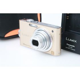 【全額返金保証】並品｜パナソニック LUMIX DMC-FX66 ゴールド CA01-M5494-2Q2B