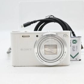【難有品】ソニー SONY デジタルカメラ Cyber-shot WX350 光学20倍 ホワイト DSC-WX350-W