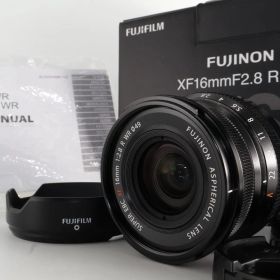 富士フイルム(FUJIFILM) X 交換レンズ フジノン 単焦点 広角 コンパクト 16mm F2.8 防塵防滴耐低温 絞りリング ブラック F XF16MMF2.8 R WR B