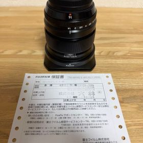 フジノンレンズ XF16mmF1.4 R WR＋角型フード LH-XF16