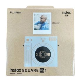 FUJIFILM instax SQUARE SQ1 チェキスクエア グレイシャーブルー 【訳あり：倉庫移動中に外箱傷あり】