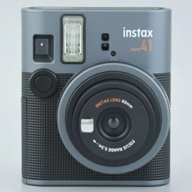 【中古】FUJIFILM 富士フイルム instax Mini 41 ブラック インスタントカメラ 元箱付き