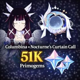 [アジア]コロンビーナ+ノクターンのカーテンコール |51K 原石