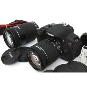 【全額返金保証】良品｜キヤノン EOS Kiss X7i ダブルズームキット（センサー清掃済） CA01-R3968-3V1C