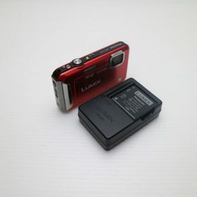 パナソニック(Panasonic)の超美品 DMC-FT20 シャイニーレッド M888(コンパクトデジタルカメラ)
